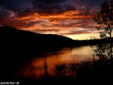 Západ slnka na Yukone...