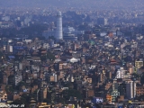 Káthmandu a veža Dharahara...