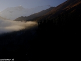 Ráno nad Annapurnami, konkrétne Annapurna II. a IV...