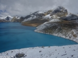 Božské jazero Tilicho Lake vo výške 4900 m.n.m.....