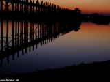 Východ slnka pri moste U Bein bridge je zážitok...