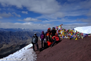 Na vrchole Stok Kangri...