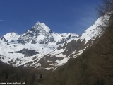 Pohľad na Grossglockner z doliny...