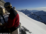 V pozadí Grosses Wiesbachhorn rakúsky Matternhorn...