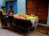 Pouličný predaj v Indii...