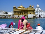 V Zlatom chráme v Amritsare...