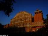 Palác vetrov Hawa Mahal v Jaipure...