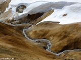 Geotermálna oblasť Hveradalur v Čarodejných horách...