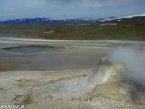 Geotermálna oblasť Hveravellir...