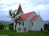 A maličký kostolík na severe Islandu...