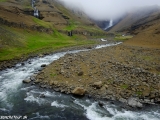 Cestou k tretiemu najvyššiemu vodopádu Islandu - Hengifossu...