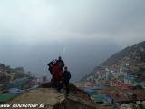 Hmla padá na Namche Bazar...