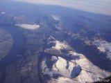 Nórske hory z lietadla...