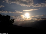 Večer nad himalájskym údolím...