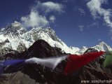 Pohľad na M.Everest z vrcholu Gokyo Peaku...