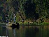 Ráno v NP Chitwan...