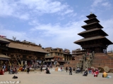 Najvyššia pagoda v Nepále v kráľovskom meste Bhaktapur...