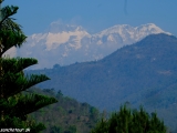 Annapurna II z autobusu...