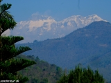 Annapurna II z autobusu...