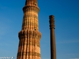 Qutub Minar najvyšší minaret v Indii a tajomný železný stĺp...