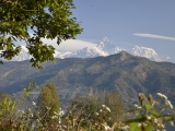 Himaláje nad Pokharou...