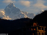 Machapuchare - Rybí chvost - posvätná hora Nepálcov...