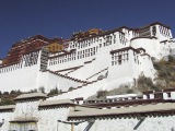 Palác Potala v Lhase...