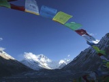 Mt. Everest zo severného base campu v Tibete...